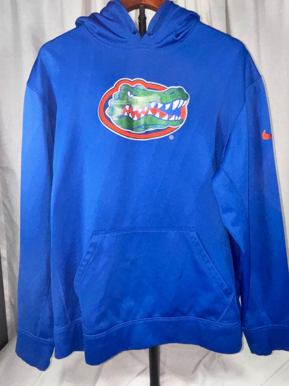 Nike Florida Gators Therma-FIT Pullover Hoodie Blue Size Large
